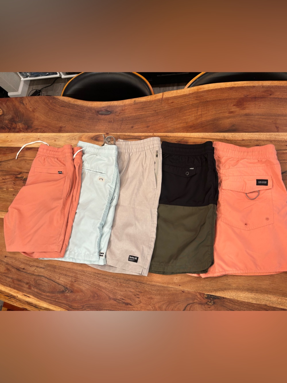 mens shorts size large mixed lot